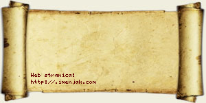 Milana Caranović vizit kartica